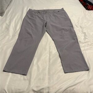 Men’s Travis Mathew Open to Close Pants- Light Gray, Sz 40